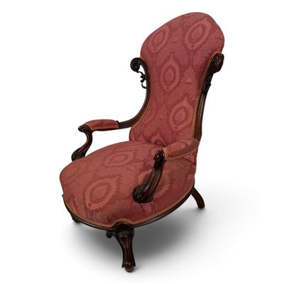 Sale Photo Thumbnail #271: Rococo Revival Walnut Parlor Armchair
