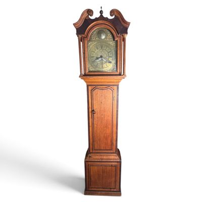 Sale Photo Thumbnail #179: Thompson Chester Brass Dial Longcase Clock