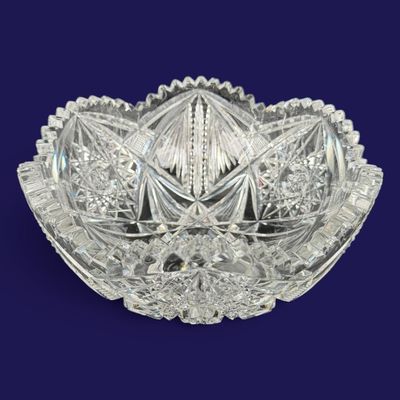Sale Photo Thumbnail #312: American Brilliant Period Cut Glass Bowl, 8 in.
