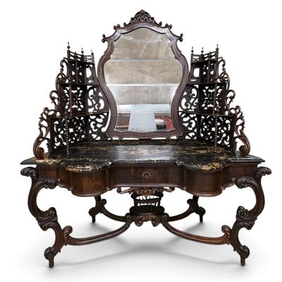 Sale Photo Thumbnail #89: Meeks Attrib. Rosewood Duchesse Table