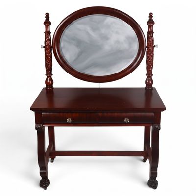 Sale Photo Thumbnail #131: American Classical Mahogany Dressing Table