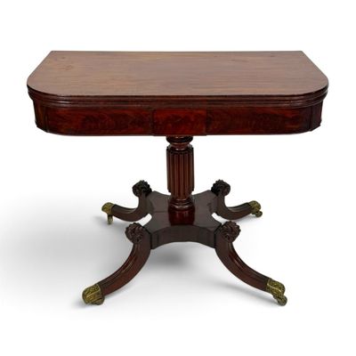 Sale Photo Thumbnail #234: American Classical Mahogany Card Table, Probably New York