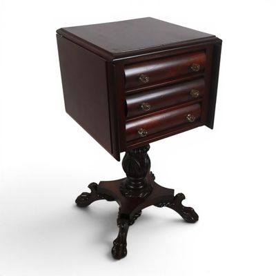 Sale Photo Thumbnail #130: American Classical Mahogany Work Table