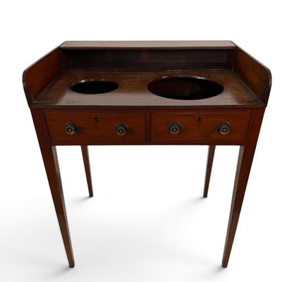 Sale Photo Thumbnail #281: Georgian Mahogany Folding Washstand