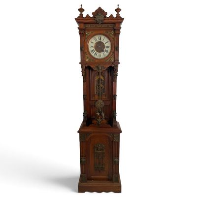 Sale Photo Thumbnail #107: Ansonia Antique Standing Tall Case Clock