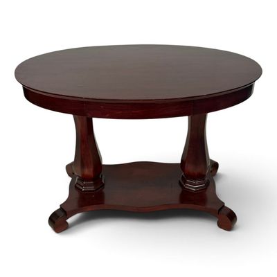 Sale Photo Thumbnail #311: Bockstege Furniture Co. Mahogany Center Table, Circa 1910-1930