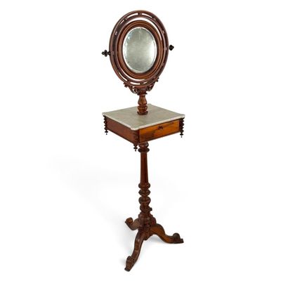 Sale Photo Thumbnail #38: Fine Victorian Rosewood Shaving Stand