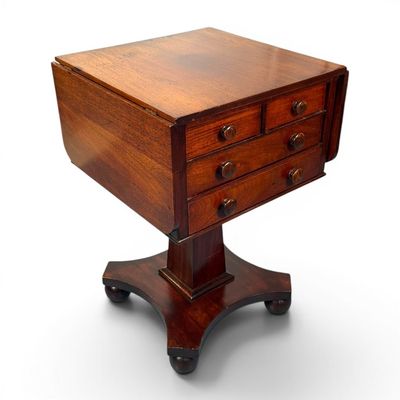 Sale Photo Thumbnail #151: American Classical Mahogany Work Table
