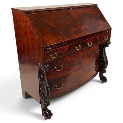 Sale Photo Thumbnail #54: Fine American Classical Mahogany Secretary