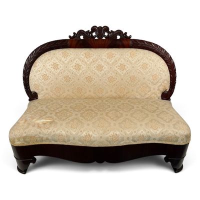 Sale Photo Thumbnail #175: Victorian Mahogany Bustle Bench
