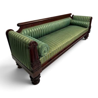 Sale Photo Thumbnail #97: Boston Classical Carved Mahogany Sofa
