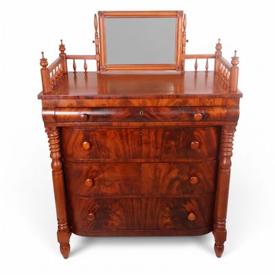 Sale Photo Thumbnail #53: Kentucky Classical D-Front Mahogany Bureau