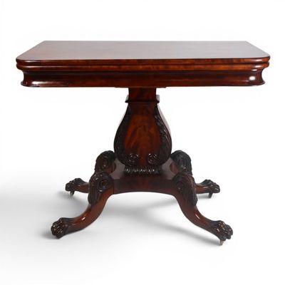 Sale Photo Thumbnail #36: Rufus Pierce Boston Classical Card Table
