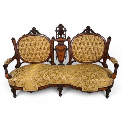 Sale Photo Thumbnail #142: Attr. John Jelliff Renaissance Sofa