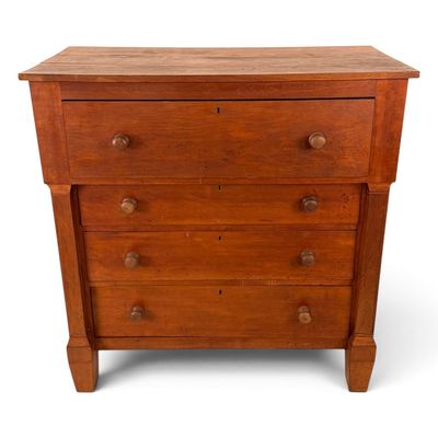 Sale Photo Thumbnail #244: American Country Empire Cherry Chest of Drawers