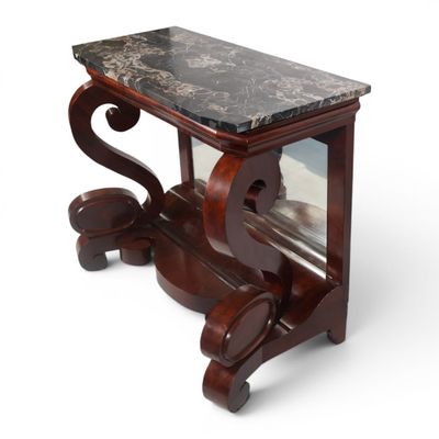 Sale Photo Thumbnail #55: Meeks Attrib. Mahogany Pier Table