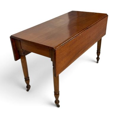 Sale Photo Thumbnail #120: S.G. & P. Stein Iowa Cherry Drop-Leaf Table