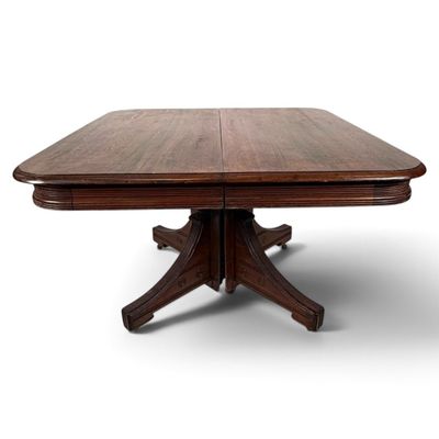 Sale Photo Thumbnail #297: Eastlake Walnut Extension Dining Table