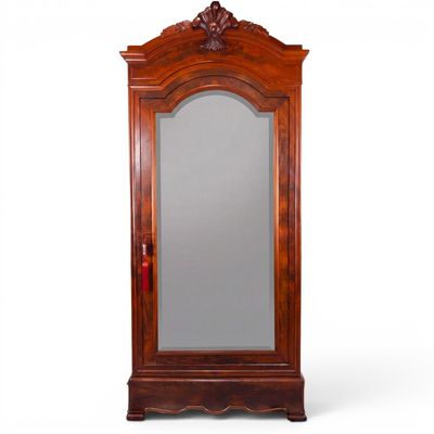 Sale Photo Thumbnail #190: Victorian Mahogany Mirrored Wardrobe