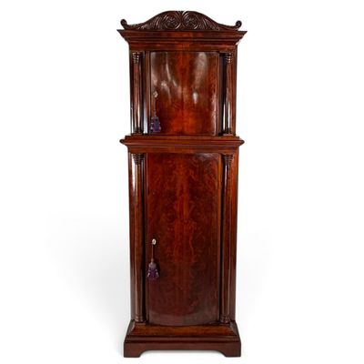 Sale Photo Thumbnail #74: Biedermeier Mahogany Corner Cabinet