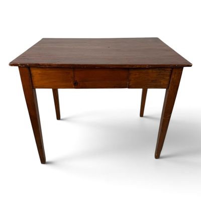 Sale Photo Thumbnail #283: Country Pine One-Drawer Work Table