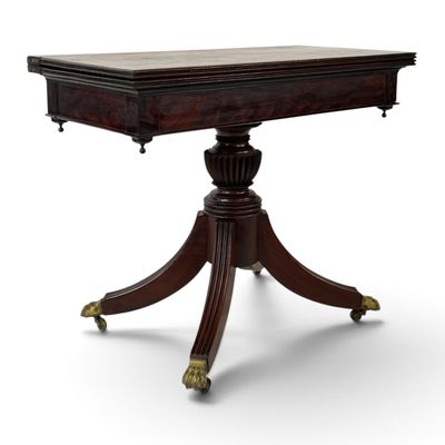 Sale Photo Thumbnail #184: American Classical Mahogany Card Table, Baltimore, Maryland, Circa 1820