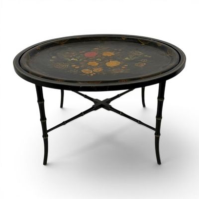 Sale Photo Thumbnail #241: Victorian Papier-Mache Tray Table