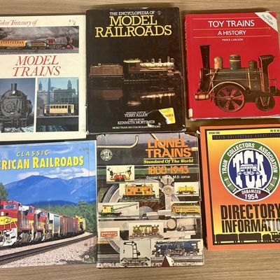 Sale Photo Thumbnail #597: A Collection of Model Railroading and Toy Train Reference Books and Periodicals. (DJ)