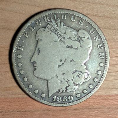 Sale Photo Thumbnail #313: US 1880 Morgan Silver Dollar, Philadelphia Mint