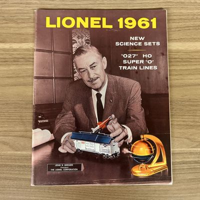 Sale Photo Thumbnail #573: The Lionel Corporation. Lionel 1961: New Science Sets, "O27," HO, Super "O" Train Lines. 1961. Trade Catalog.