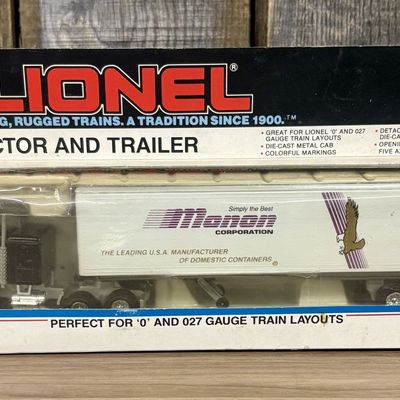 Sale Photo Thumbnail #538: Lionel 6-12783 Tractor and Monon Trailer Set