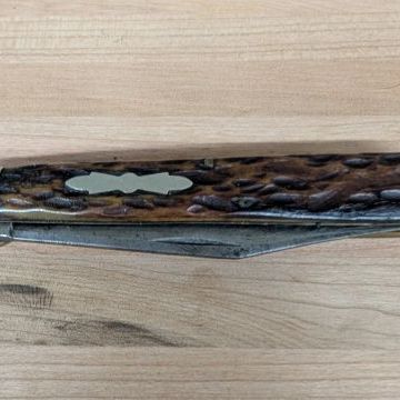 Sale Photo Thumbnail #290: Cattaraugus Cutlery Co. Large Single Blade Folding Hunter Pocket Knife