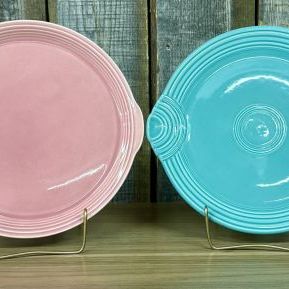Sale Photo Thumbnail #154: Two Homer Laughlin Fiesta Ceramic Serving Platters