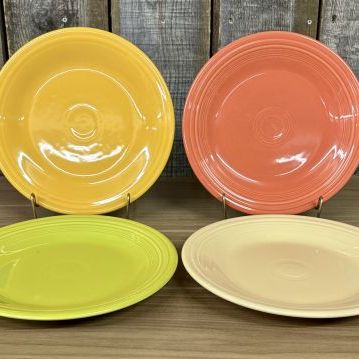 Sale Photo Thumbnail #149: A Set of Homer Laughlin Fiesta Dinner Plates