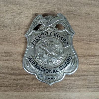 Sale Photo Thumbnail #206: Illinois Air National Guard Security Guard Shield Badge