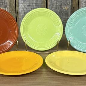 Sale Photo Thumbnail #340: A Set of Five Fiesta Homer Laughlin Ceramic Bread and Butter Plates