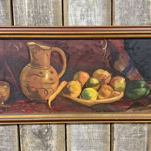 Sale Photo Thumbnail #383: Julia Scott Still Life Oil on Canvas