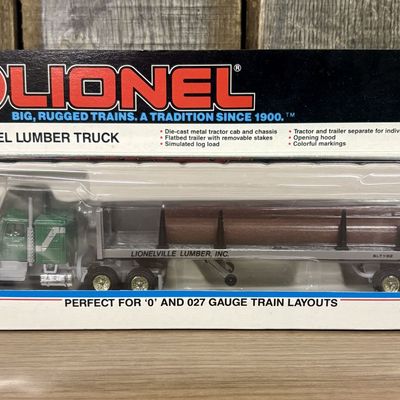 Sale Photo Thumbnail #537: Lionel Lumber Truck Model 6-12806 for O and O27 Gauge Layouts