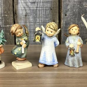 Sale Photo Thumbnail #31: A Set of Five Goebel M.I. Hummel Christmas Themed Ceramic Figurines