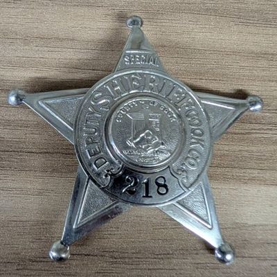 Sale Photo Thumbnail #203: Meyer and Wenthe Cook County Illinois Special Deputy Sheriff Badge
