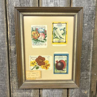 Sale Photo Thumbnail #384: William D. Burt. A Collection of Four Vintage Unused Seed Packets. William D. Burt, Circa 1910.