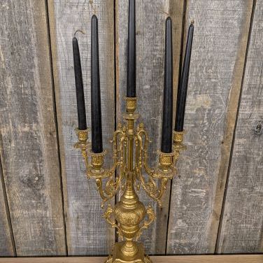 Sale Photo Thumbnail #185: Rococo Revival Style Cast Brass Five Light Candelabra