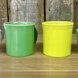 Sale Photo Thumbnail #146: A Collection of Fiestaware Ceramic Mugs and Teacups by Homer Laughlin China Co.