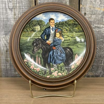Sale Photo Thumbnail #79: Edwin M. Knowles Gone With the Wind Collector Plate Bonnie and Rhett