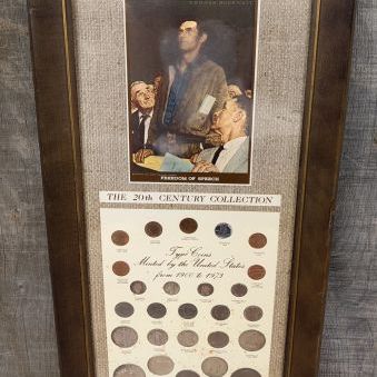 Sale Photo Thumbnail #272: Kennedy Mint US 20th Century Type Coin Collection with Norman Rockwell Print
