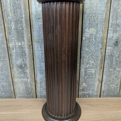 Sale Photo Thumbnail #189: Neoclassical Style Fluted Wood Column Pedestal