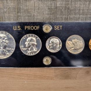 Sale Photo Thumbnail #305: A 1963 US Proof Set in Black Plastic Holder