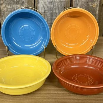 Sale Photo Thumbnail #143: A Set of Four Homer Laughlin Fiesta Glazed Earthenware Fruit Bowls