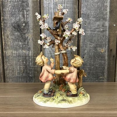 Sale Photo Thumbnail #33: Goebel M.I. Hummel Century Collection Welcome Spring Porcelain Figurine Hum 635