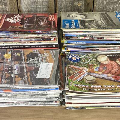 Sale Photo Thumbnail #598: Lionel Model Train Catalogs, Periodicals & Reference Books, 1951-2018